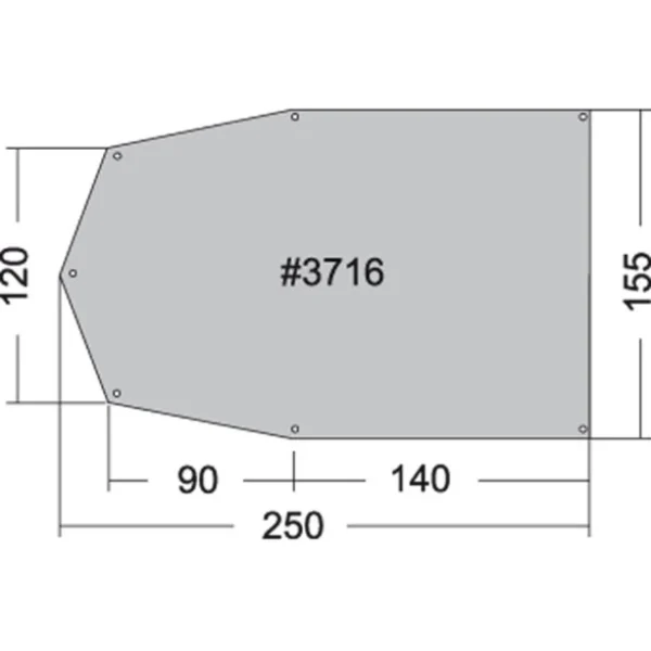 Tatonka Tent Underlay 250x155cm Livraison Standard/Rapide 1