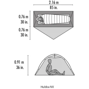 MSR Hubba NX Tente, Gris l'unique style 15