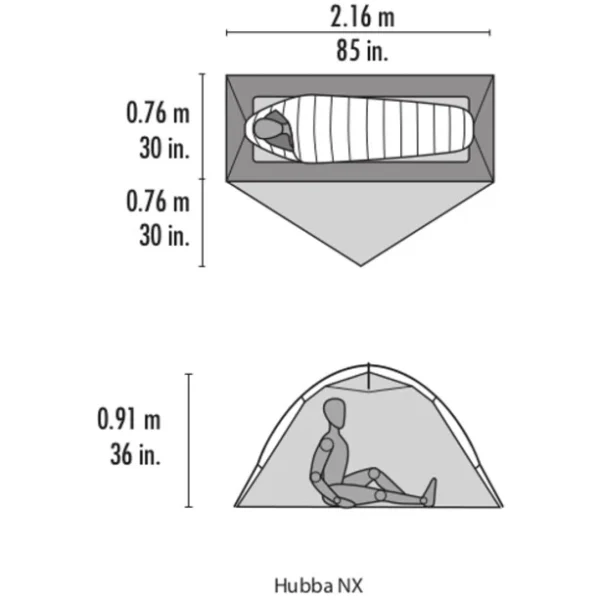 MSR Hubba NX Tente, Gris l'unique style 6