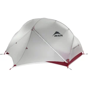 marque pas cher MSR Hubba Hubba NX Tente, Gris/rouge 10