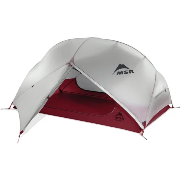 marque pas cher MSR Hubba Hubba NX Tente, Gris/rouge 1