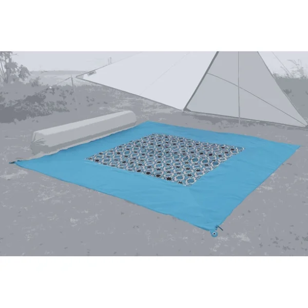 pas cher Bent Tapis Caribbean, Turquoise 3