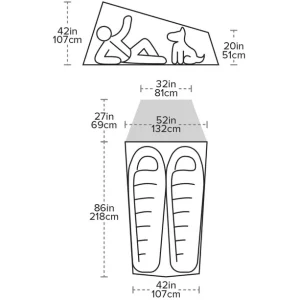 Big Agnes Fly Creek HV UL2 Bikepack Tente Colorant De Solution, Beige magasin pas cher 18