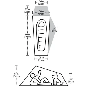 Big Agnes Seedhouse SL1 Tente, Olive Les achats en ligne 15