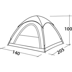 Easy Camp Comet 200 Tente, Vert en ligne officielle 18