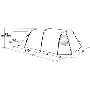 Easy Camp Huntsville 500 Tente, Vert acheter 18