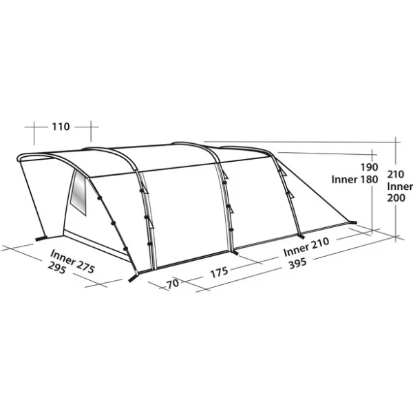 Easy Camp Palmdale 500 Tente, Bleu boutique paris 6