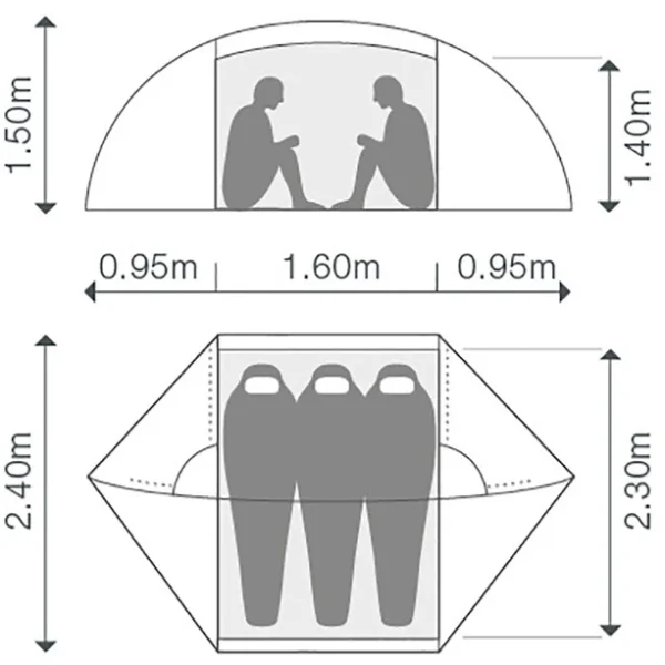 Exped Orion III Footprint, Noir se précipiter pour acheter 3