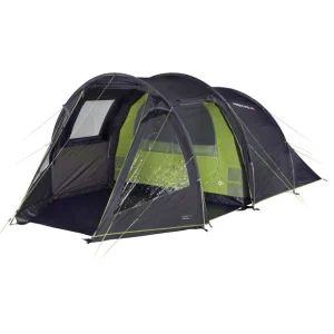 magasin solde High Peak Paxos 4 Tent, Noir/vert 11