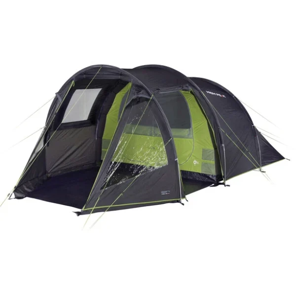 magasin solde High Peak Paxos 4 Tent, Noir/vert 4