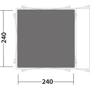 Outwell Shalecrest Footprint, Gris marque pas cher 6