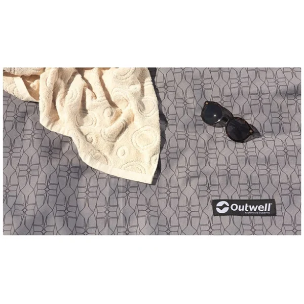 mode Outwell Norwood 6 Tapis Tissé Plat, Gris/noir 4