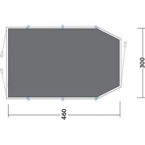 acheter en ligne Outwell Starhill 5 Footprint, Gris 6