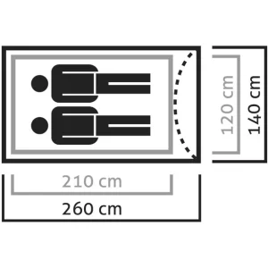 SALEWA Litetrek II Tente, Gris Vente 7
