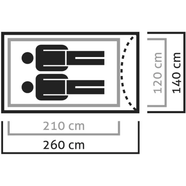 SALEWA Litetrek II Tente, Gris Vente 3