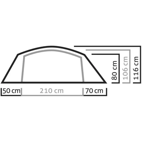SALEWA Sierra Leone II Tente, Gris pas cher en vente 4